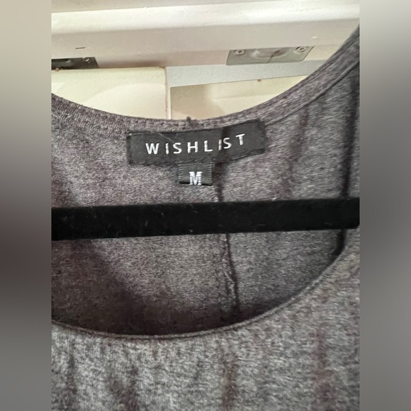 Wishlist Charcoal Grey Swing Aline Mini Cotton Dress - Picture 4 of 7